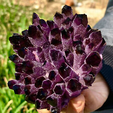 300g+ New purple Phantom Quartz Crystal Cluster Mineral Specimen Reiki Healing picture