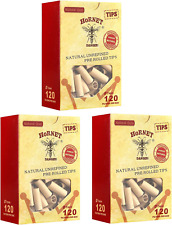 HORNET Unbleached Pre-Rolled Tips, Unrefined Filters, Ø7Mm Slim Rolling Paper Ti picture