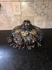 Stained Glass Lamp Shade Floral Tiffany Style inspired Stain Glass 30