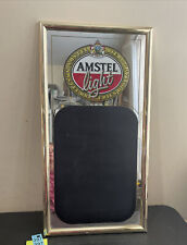Amstel Light Bier Bar Mirror/chalkboard, Menu Board Wall Hanging Bar Man Cave picture