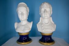 Mint Condition Napoleon & Josephine Porcelain Busts Sculptures KPM by P. Frank picture
