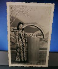  1950's Overseas Chinese lady woman studio  photo  picture