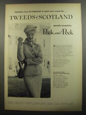 1952 Peck and Peck Suit Advertisement - Highlights from the Highlands picture