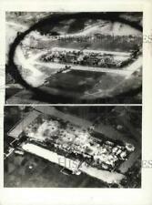 1966 Press Photo Phu Lang military area before and after bombing in Thanh Hoa picture
