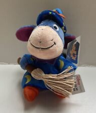 Disney Store Eeyore with Broom Plush Bean Bag Sorcerers Apprentice With Tags picture