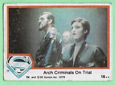 1978 Topps Superman ~ Arch Criminals on Trial ~ DC Comics Card #16 picture