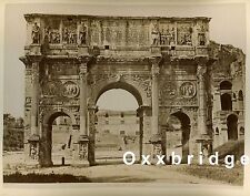 Arch of Constantine Rome Italy 1880 Roman Architecture Julius Cesar Gladiator picture