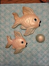 Miller Studio Chalkware From 1960 (3 Piece Fish Set) picture