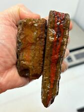 Moroccan Red Seam Agate Rough Cabbing Lapidary Carving Chakra Reiki picture