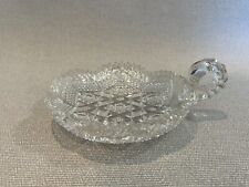 Vintage ABP American Brilliant Period Detail Cut Glass Dish with Handle, 6
