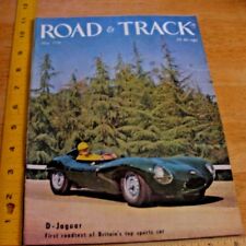 1956 D-Jaguar Corvette Renault Dauphine Rolls Royce Phant Road & Track magazine picture