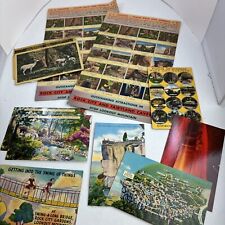 Lot of 11 Vtg Linen+ Postcards ROCK CITY GARDENS, LOOKOUT MOUNTAIN Georgia picture