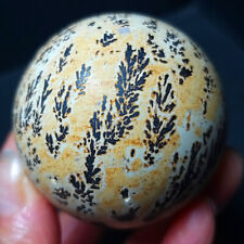 201G Natural Polished Colored Chinese Painting Agate Crystal Ball Healing A3909 picture