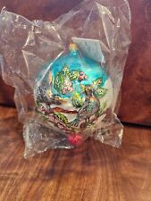 New Radko FOUR CALLING BIRDS 12 Days of Christmas Glass Ornament 1996 picture