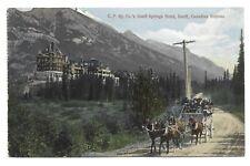 CP Ry Co's Banff Springs Hotel Banff Canadian Rockies - Vintage Postcard picture