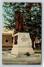 Centralia WA-Washington, the Sentinel, Monument, Antique Vintage Postcard picture