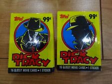 1990 Topps Dick Tracy Sealed Trading Card Pack NEW 2 packs 16 cards EACH = 32 picture