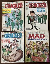 MASH Cracked and Mad Magazine Lot of 4 Issues King Kong Pac Man 1981 picture