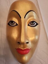 Wayan Muka Gold Mask, Mas-Ubud, From Bali, Signed picture