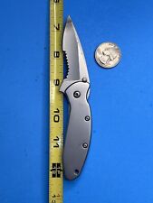 Kershaw Scallion 1620FLST Serrated Assisted Opening Burnt Tip Knife USA. #87a picture
