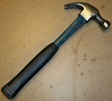 Vintage STANLEY 52-416 16 oz. Curved Claw Hammer Head with Rubber Grip Handle picture