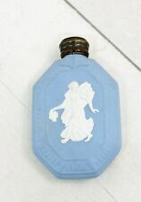 Miniature Wedgwood FLORA Pocket Perfume Bottle Sterling Silver Top England Mark picture
