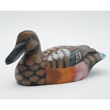 Vintage Wooden Hand-Painted Mallard Duck Decoy Figurine 8