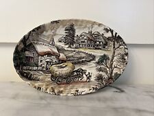 Staffordshire England Ironstone YORKSHIRE Small Serving Plate 4405 picture