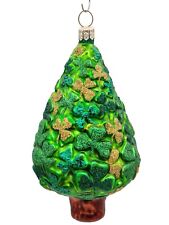 Patricia Breen Ornament James Tree Green Gold Shamrock Christmas Holiday picture