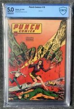 Punch Comics #19 (1946) CBCS 5.0 Pre Code Horror Golden Age RARE *NOT CGC* picture