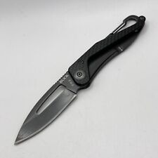 Buck 818 Apex Black Carbon Fiber Knife Discontinued Rare - Excellent condition picture