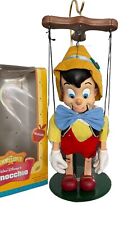 TELCO Pinocchio Disney Classics Motionette Holiday Puppet W/Stand Sings READ picture