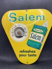Vintage Salem Cigarettes Metal Wall Advertising Thermometer Sign Tobacco - picture