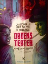 MOVIE POSTER FIRST ED. DANISH DODENS TEATER THE THEATER OF DEATH C.LEE 1967 picture