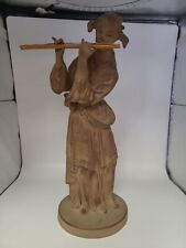 Austrian Chinois Porcelain Figurine Playing Flute c1890s.  Unsigned. ... picture