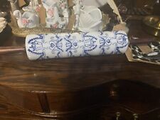 Vintage Porcelian Cobalt Blue and white Rolling Pin picture