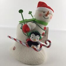 Hallmark Jingle Pals Swooshin' Snowman Christmas Decoration Sound Light Motion picture
