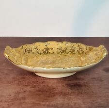 Le Mieux 22k Gold Hand Decorated Rare Trinket Candy Dish Vintage Golden China picture