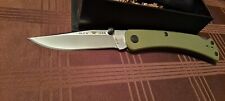Buck 110 Slim Pro TRX Folding Knife, Green G10 Handle S30V Steel Made In U.S.A. picture
