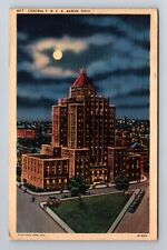 Akron OH-Ohio, Central Y.M.C.A., Antique c1943 Vintage Souvenir Postcard picture