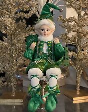 St. Patrick's Day Fairy Elf Shelf Sitter 17” Posable Mantel Tabletop Decor Pixie picture