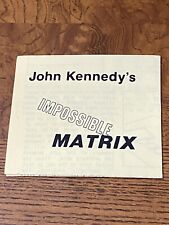 John Kennedys Impossible Matrix Rare Magic Trick picture