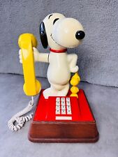 Vintage 1976 Push Button Telephone Snoopy and Woodstock Peanuts Phone picture