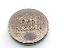 Vintage Skoal Chewing Tobacco Can Lid SKOAL HORSE AND RIDERS picture