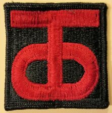 US ARMY 90TH INFANTRY DIVISION RRC TOUGH OMBRES PATCH - USGI picture