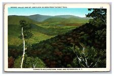 Williamstown, MA Massachusetts, Hoosic Valley Mt. Greylock, Vintage Postcard picture