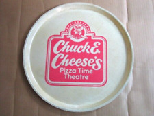 Chuck E. Cheese’s Vintage 1980's Pizza Time Theatre 16” Fiberglass Serving Tray picture