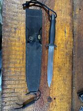 Vintage 1987 US Gerber Mark II MK 2 Fighting Knife Dagger w/ Sheath picture