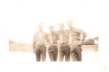 FOUR SOLDIERS,FRIENDSHIP,1940'S.VTG 5.2