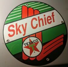 Texaco Sky Chief Gasoline Gas Oil Sign picture